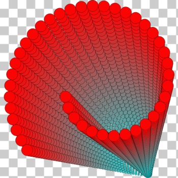 SVG Spiral geometric shape