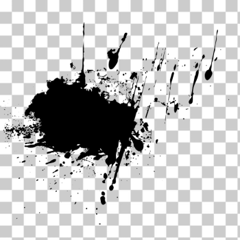 SVG Splatters vector silhouette