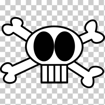 SVG Spooky skull and cross bones vector clip art SVG Spooky skull and cross bones vector clip art