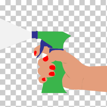 SVG Spray bottle in a hand SVG Spray bottle in a hand