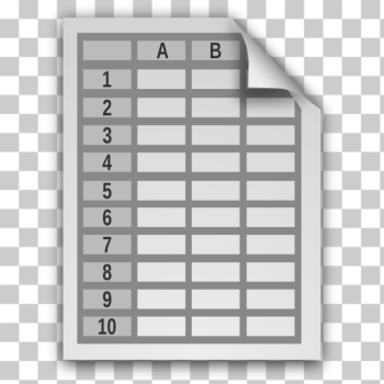 SVG Spreadsheet document symbol SVG Spreadsheet document symbol
