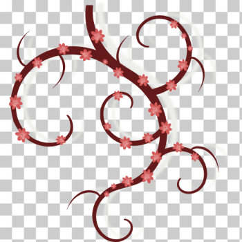 SVG Spring swirl