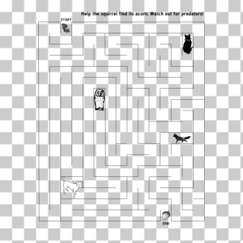 SVG Squirrel Maze SVG Squirrel Maze