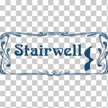 SVG Stairwell sign SVG Stairwell sign