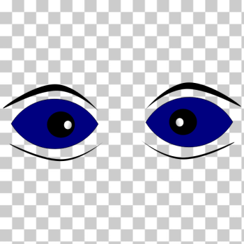 SVG Staring blue eyes vector illustration SVG Staring blue eyes vector illustration