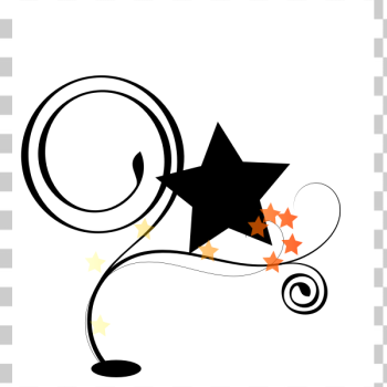 SVG Stars and flourish design illustration SVG Stars and flourish design illustration