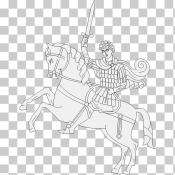 SVG Statue knight on horseback SVG Statue knight on horseback