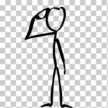 SVG Stickyman military salute SVG Stickyman military salute