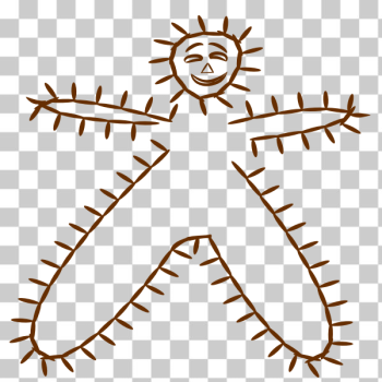 SVG Stitched character vector illustration SVG Stitched character vector illustration