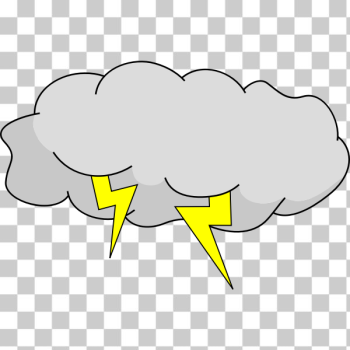 SVG Storm cloud