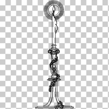 SVG Stylized candle SVG Stylized candle