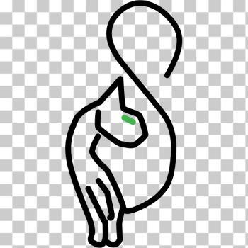 SVG stylized kitty cat SVG stylized kitty cat