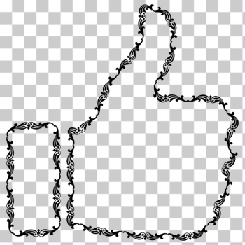SVG Stylized thumbs up SVG Stylized thumbs up