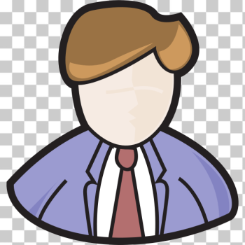 SVG Suited man avatar SVG Suited man avatar