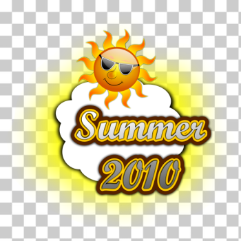 SVG Summer 2010 logo vector image SVG Summer 2010 logo vector image
