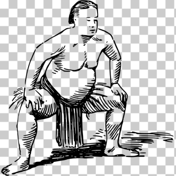 SVG Sumo fighter