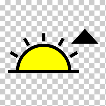 SVG Sunrise symbol SVG Sunrise symbol