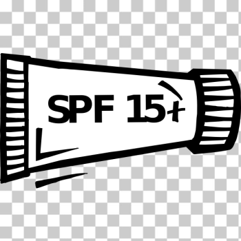 SVG sunscreen tube SVG sunscreen tube