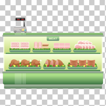 SVG Supermarket meat counter SVG Supermarket meat counter