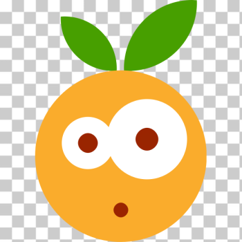 SVG Surprised fruit emoji
