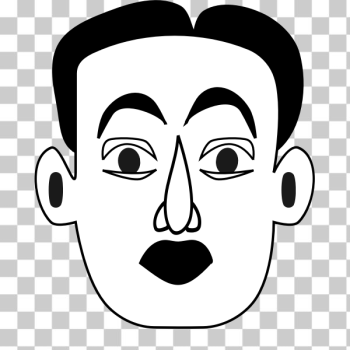 SVG Surprised man