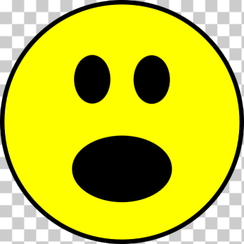SVG Surprised smiley