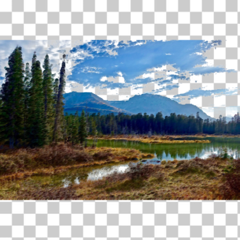 SVG Surreal lake view vector image SVG Surreal lake view vector image
