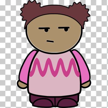 SVG Suspicious girl SVG Suspicious girl