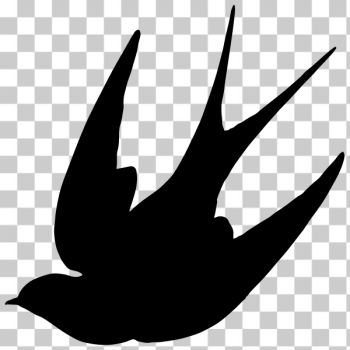 SVG Swallow Silhouette SVG Swallow Silhouette