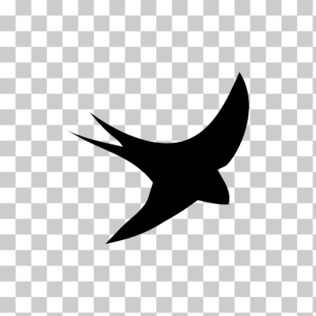 SVG Swallow silhouette 02 SVG Swallow silhouette 02