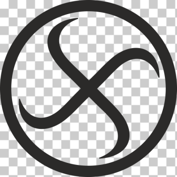 SVG Swastika encircled rotating left vector image SVG Swastika encircled rotating left vector image