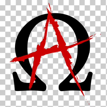 SVG Symbol of Christian anarchism SVG Symbol of Christian anarchism