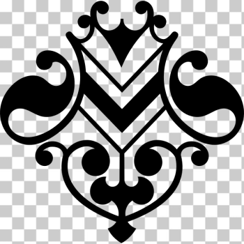 SVG Symmetrical floral design illustration SVG Symmetrical floral design illustration