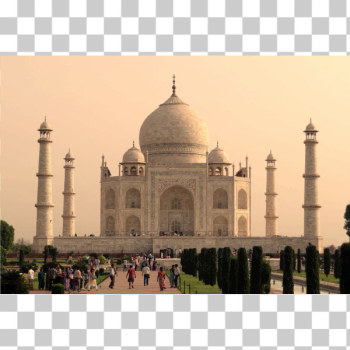 SVG Taj Mahal in full color vector image SVG Taj Mahal in full color vector image