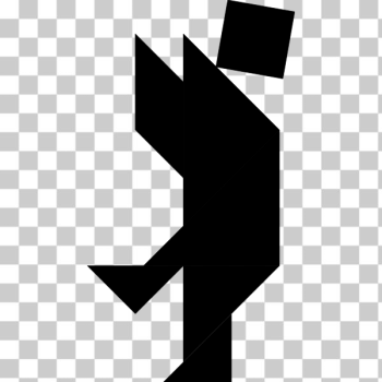 SVG Tangram geometric object