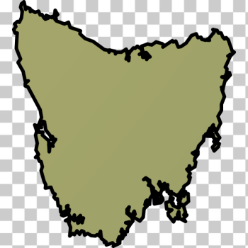 SVG Tasmania shaded SVG Tasmania shaded