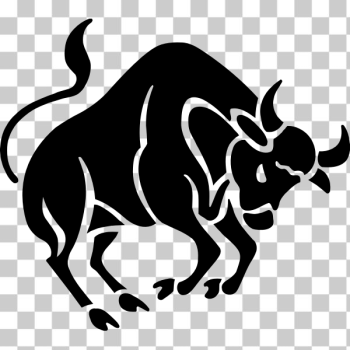 SVG Taurus black illustration SVG Taurus black illustration