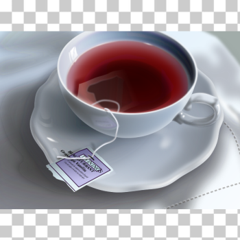 SVG Tea cup with tea bag SVG Tea cup with tea bag