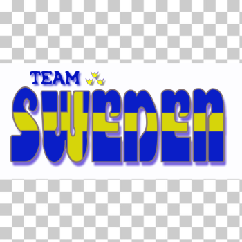 SVG Team Sweden logo idea vector illustration