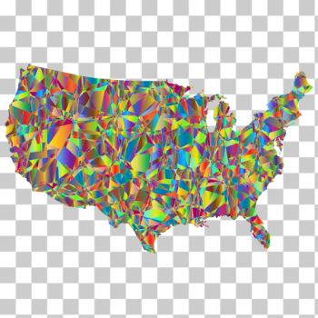 SVG Technicolor United States Map 2 SVG Technicolor United States Map 2