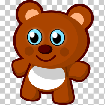 SVG Teddy bear toy vector clip art SVG Teddy bear toy vector clip art