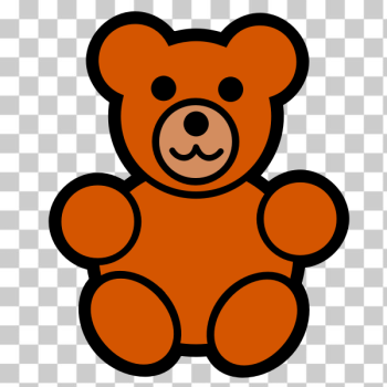SVG Teddy bear toy vector clip art SVG Teddy bear toy vector clip art