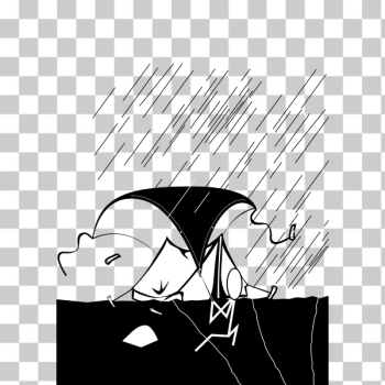 SVG Tent in storm
