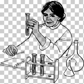 SVG Test tube lady SVG Test tube lady