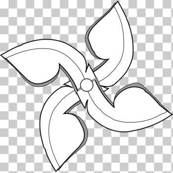 SVG Thai ceiling fan vector image SVG Thai ceiling fan vector image