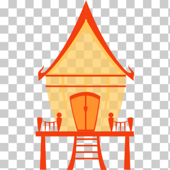 SVG Thai traditional house SVG Thai traditional house