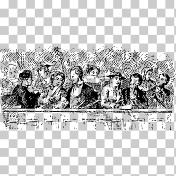 SVG The church choir clip art SVG The church choir clip art