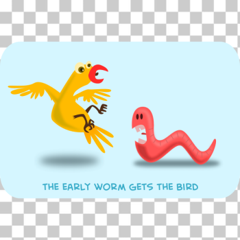 SVG The Early Worm SVG The Early Worm