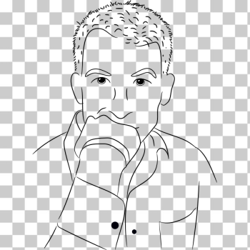SVG Thinking guy SVG Thinking guy