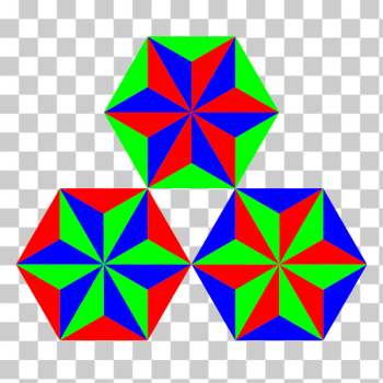 SVG thirds of triangles SVG thirds of triangles
